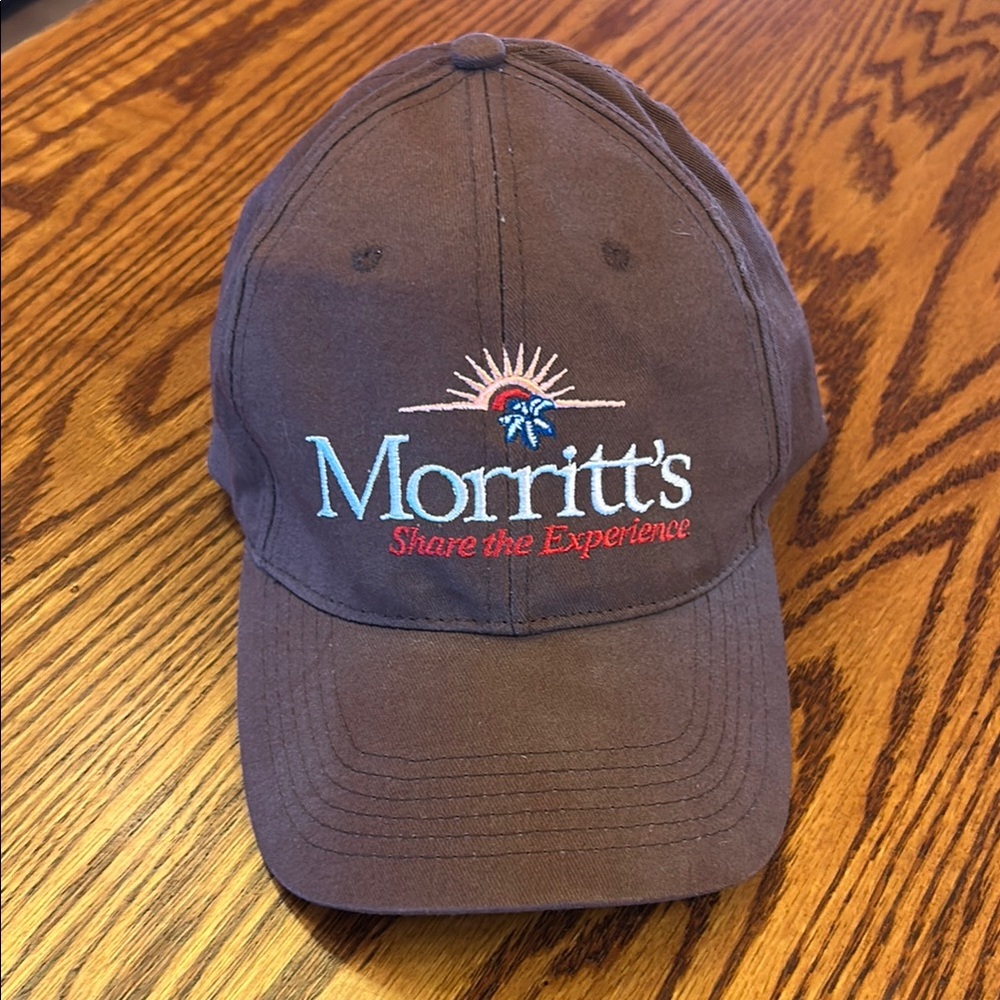 Morritt's Grand Cayman Resort Brown Adjustable Cotton Basball Hat/Cap